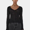 Sylvie Knit Top Black