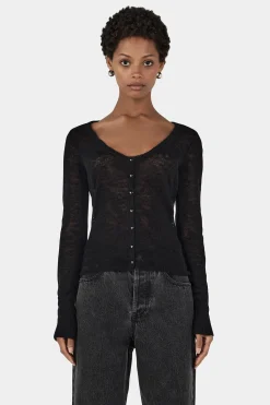 Sylvie Knit Top Black
