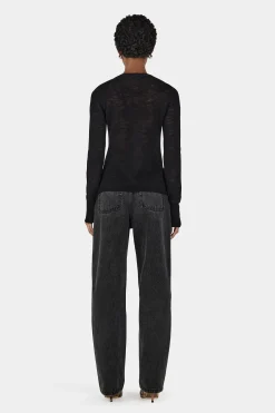 Sylvie Knit Top Black