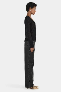 Sylvie Knit Top Black