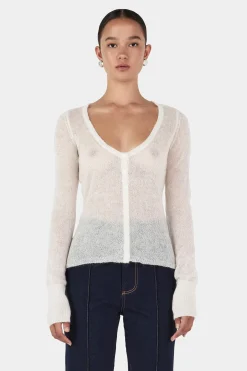 Sylvie Knit Top Ivory