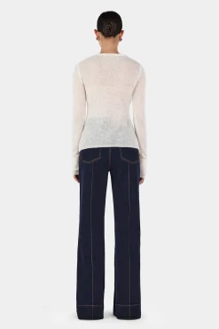 Sylvie Knit Top Ivory
