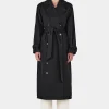 Teddy Trench Coat Black