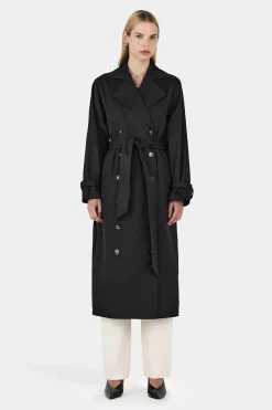 Teddy Trench Coat Black