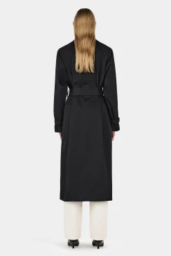 Teddy Trench Coat Black