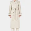 Teddy Trench Coat Ecru