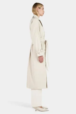 Teddy Trench Coat Ecru