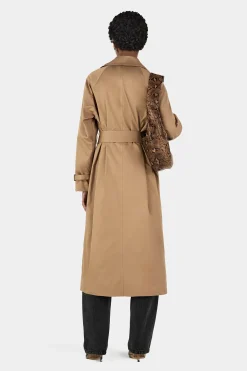 Teddy Trench Coat Taupe
