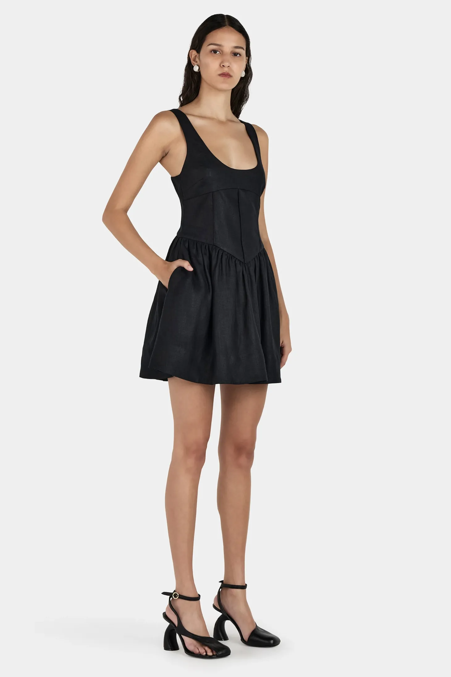 Tiggy Mini Dress Black