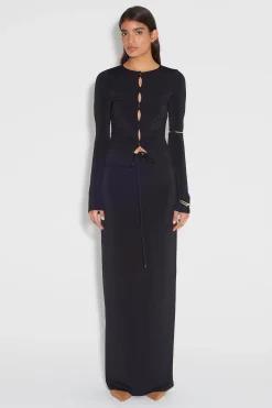 Tina Jersey Skirt Black