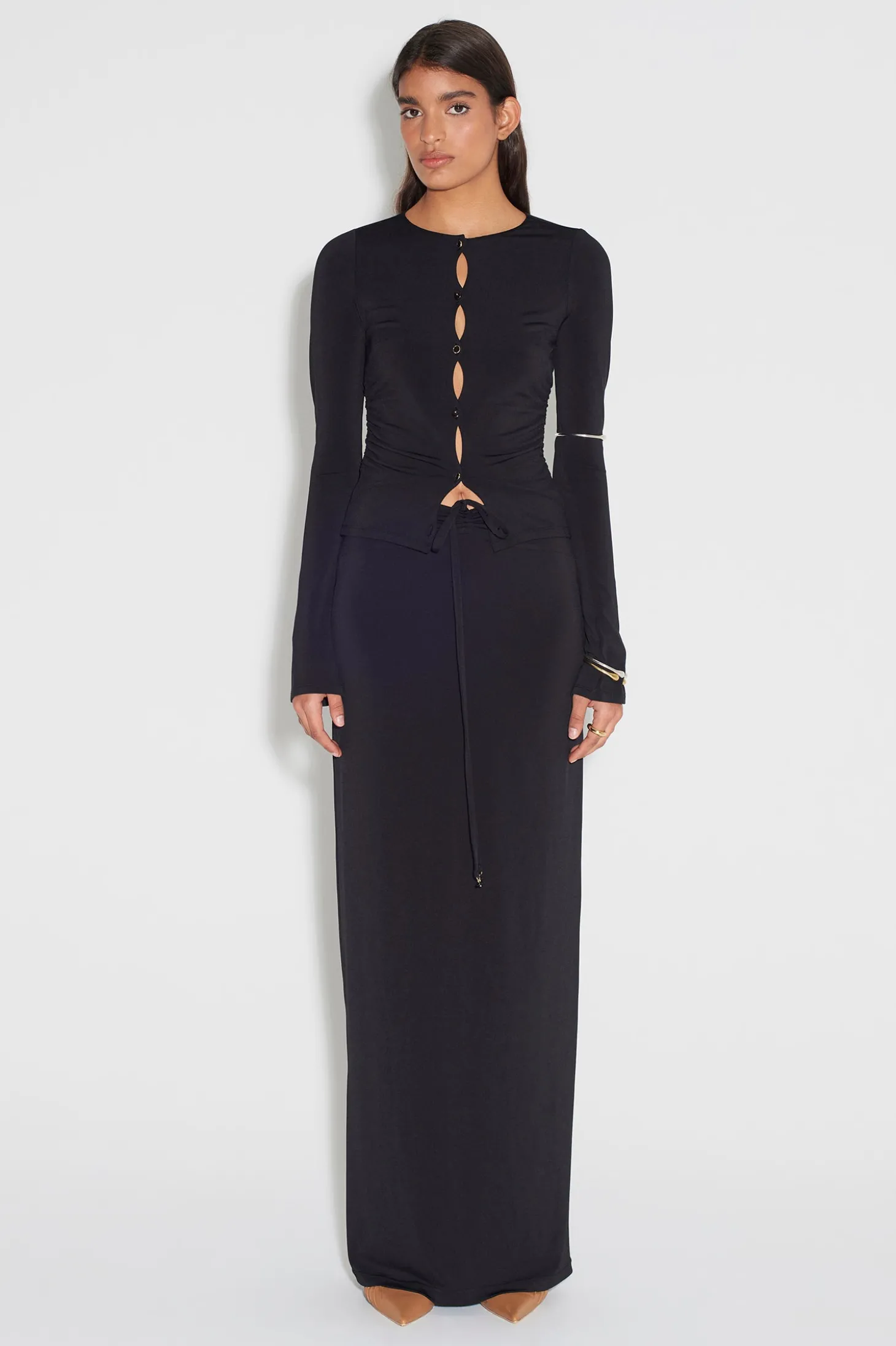 Tina Jersey Skirt Black