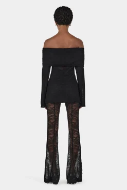 Tozzi Knit Top Black