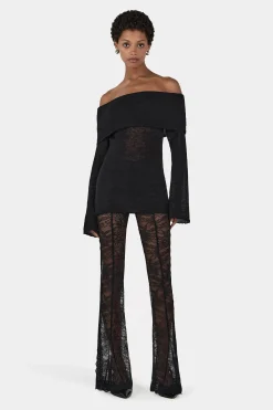 Tozzi Knit Top Black
