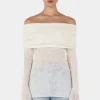 Tozzi Knit Top Ivory
