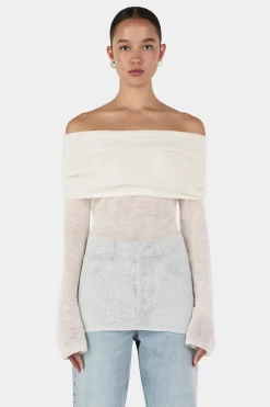Tozzi Knit Top Ivory