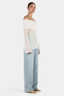 Tozzi Knit Top Ivory