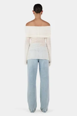 Tozzi Knit Top Ivory