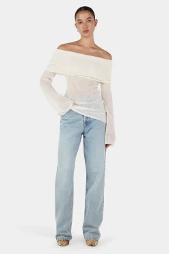 Tozzi Knit Top Ivory