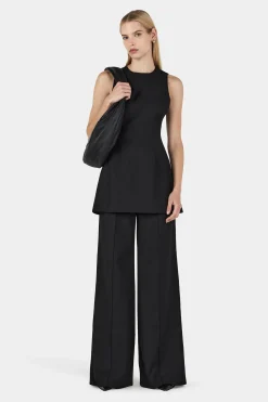 Trellis Tunic Black