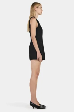 Trellis Tunic Black