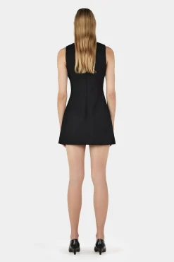 Trellis Tunic Black