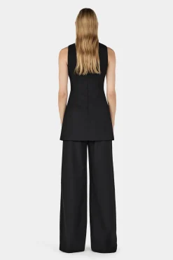 Trellis Tunic Black