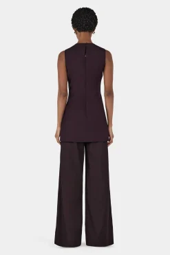 Trellis Tunic Plum