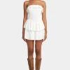 Tula Mini Dress Prairie White