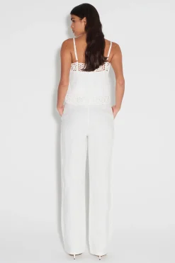 Tully Hi Waist Pant White