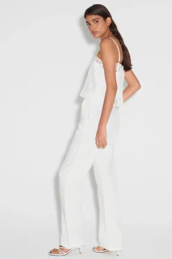 Tully Hi Waist Pant White