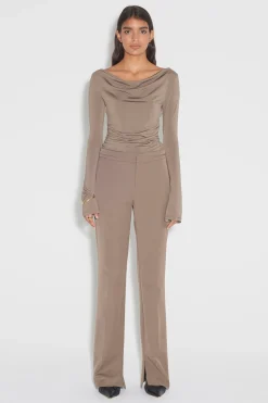 Uma Tailored Suit Pant Olivine