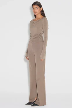 Uma Tailored Suit Pant Olivine