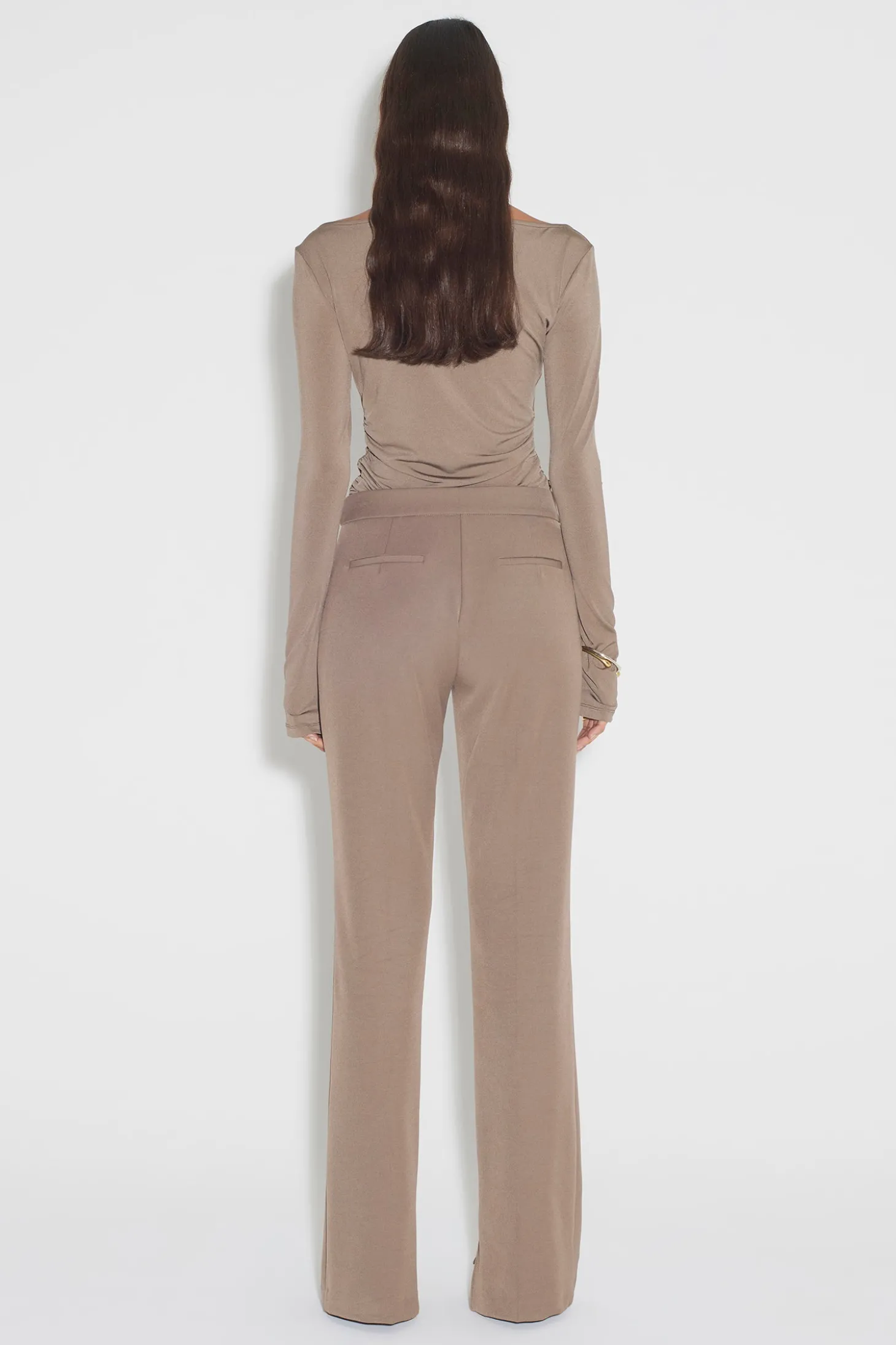 Uma Tailored Suit Pant Olivine