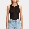 Wesley Knit Tank Black