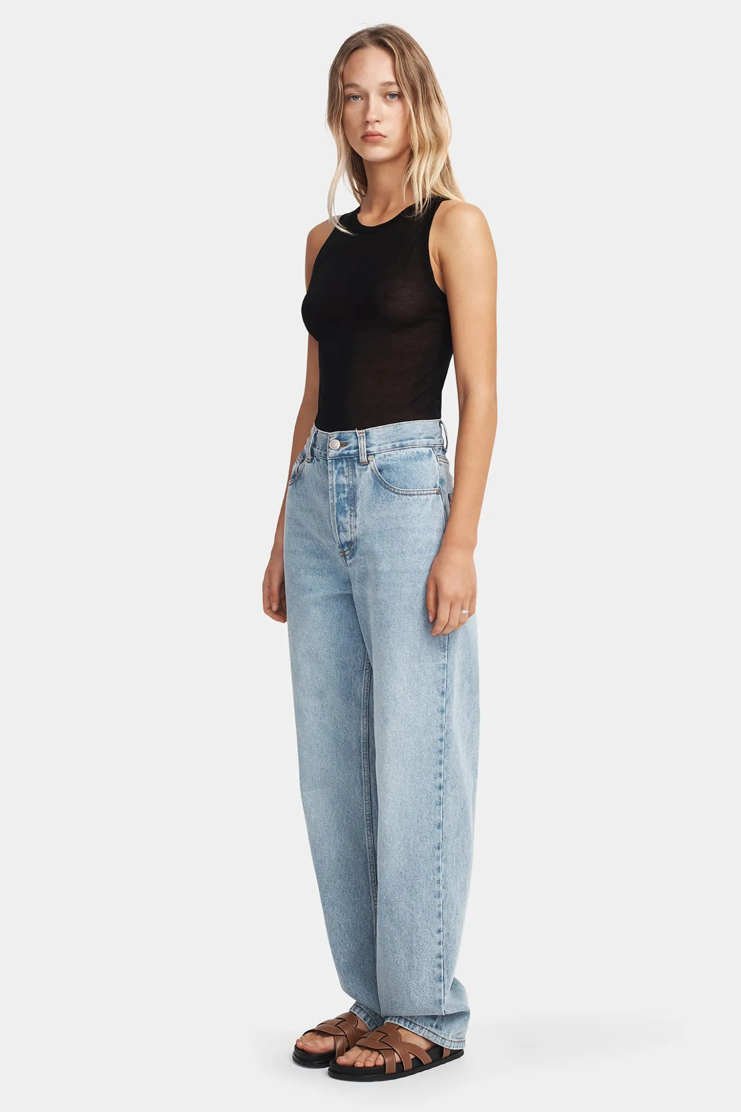Wesley Knit Tank Black