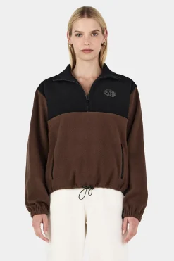 Wyn Fleece Jumper Espresso Night
