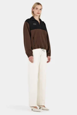 Wyn Fleece Jumper Espresso Night