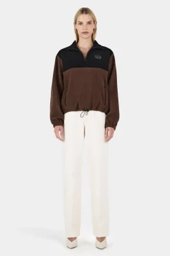 Wyn Fleece Jumper Espresso Night