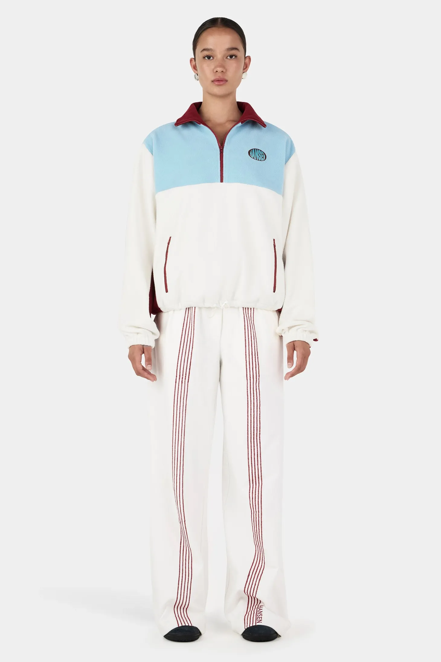 Wyn Fleece Jumper Ivory Reef