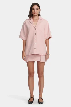 Xander Denim Shirt Blush