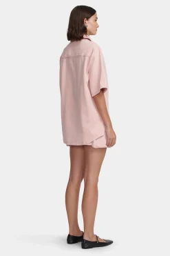 Xander Denim Shirt Blush