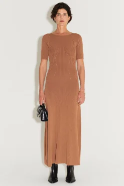 Zaina Knit Dress Cocoa Butter