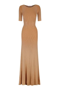Zaina Knit Dress Cocoa Butter