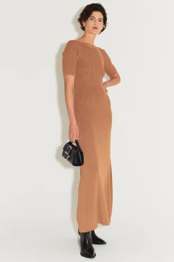 Zaina Knit Dress Cocoa Butter