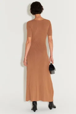 Zaina Knit Dress Cocoa Butter
