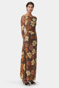 Zee Dress Moss Floral
