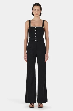 Ziggy Corduroy Jumpsuit Black