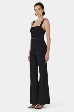 Ziggy Corduroy Jumpsuit Black