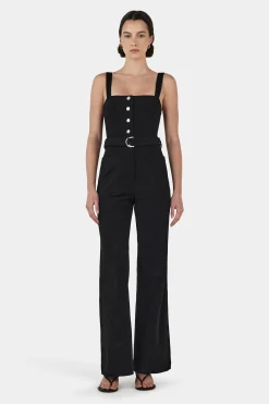 Ziggy Corduroy Jumpsuit Black
