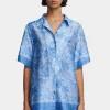 Zinnia Shirt Blue Crush